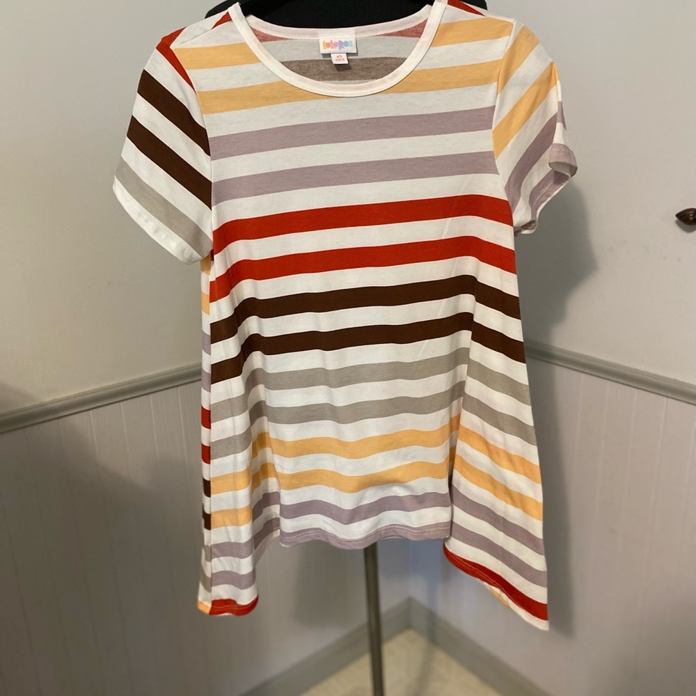 Lularoe Melissa Tunic XS Striped Tunic